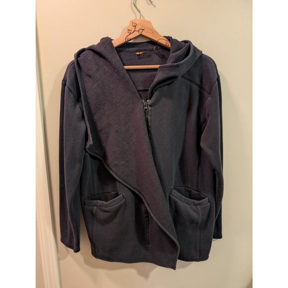 Zella Nordstrom Zip Up Hoodie In Black - Picture 3 of 5